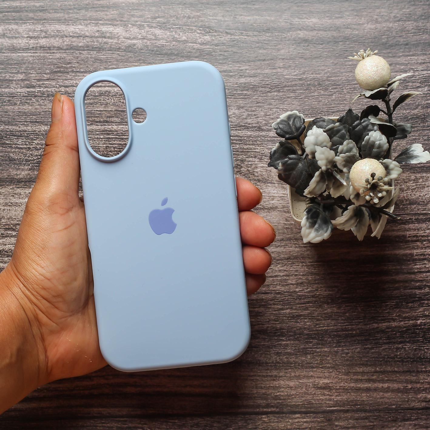 Cloud Blue Original Silicone case for Apple iphone 16