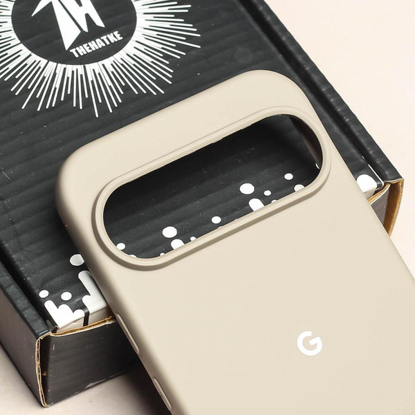 Brown Original Silicone case for Google Pixel 9 Pro