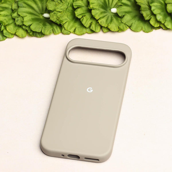 Brown Original Silicone case for Google Pixel 9 Pro