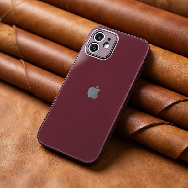 Mehroon camera Safe mirror case for Apple Iphone 12