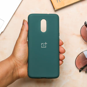 Dark Green Original Silicone case for Oneplus 7