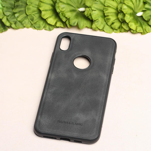 Black Classic Leather Case for Apple Iphone XS MAX