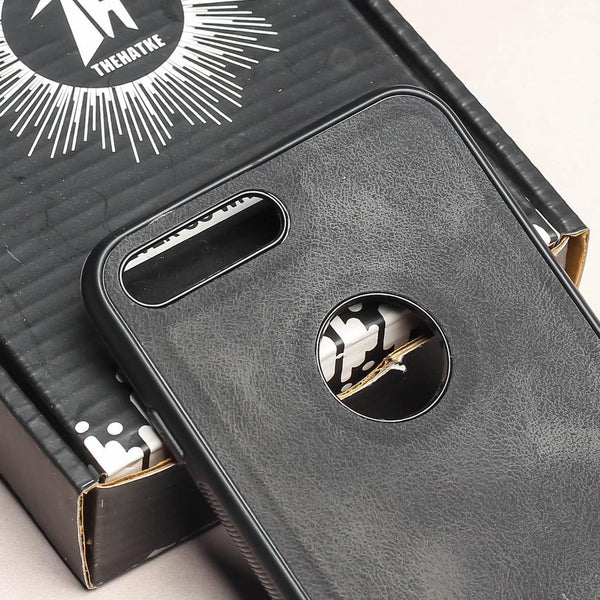 Black Classic Leather Case for Apple Iphone 7 Plus