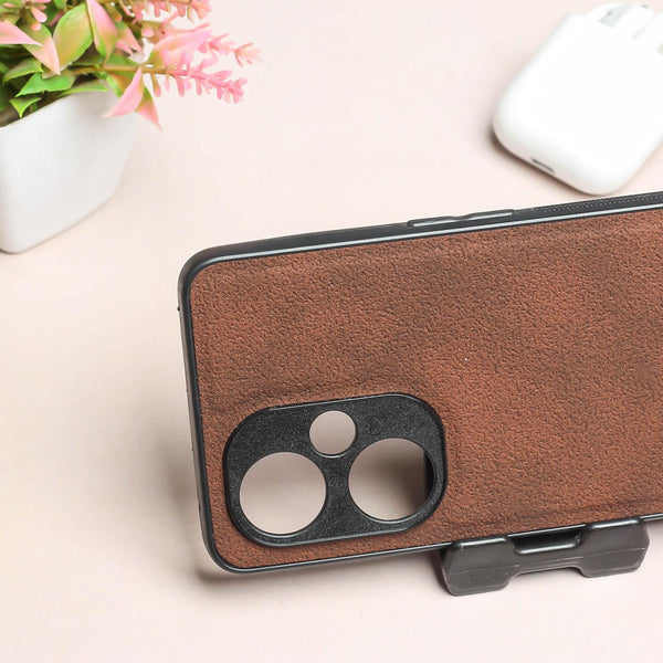 X-LEVEL Dark Brown Leather Case for Oneplus Nord CE 3 Lite