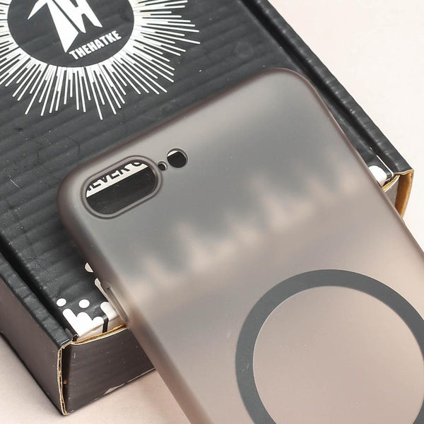 Black Paper Matte Magsafe Case for Apple Iphone 7 Plus