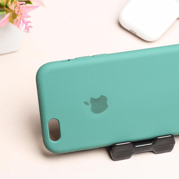 Green Original Silicone case for Apple iphone 8