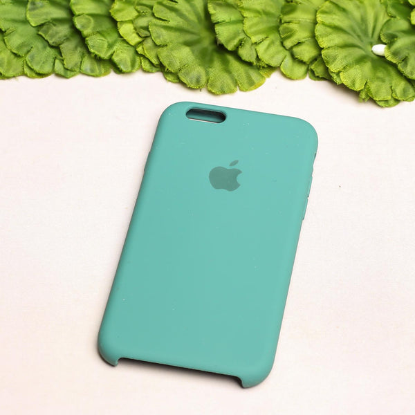 Green Original Silicone case for Apple iphone 8