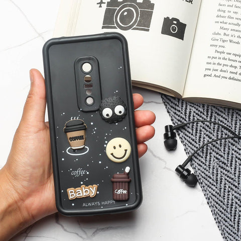Black COFFEE (ALWAYS HAPPY) Silicone case for Vivo V17 Pro