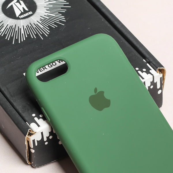 Dark Green Original Silicone case for Apple iphone 7