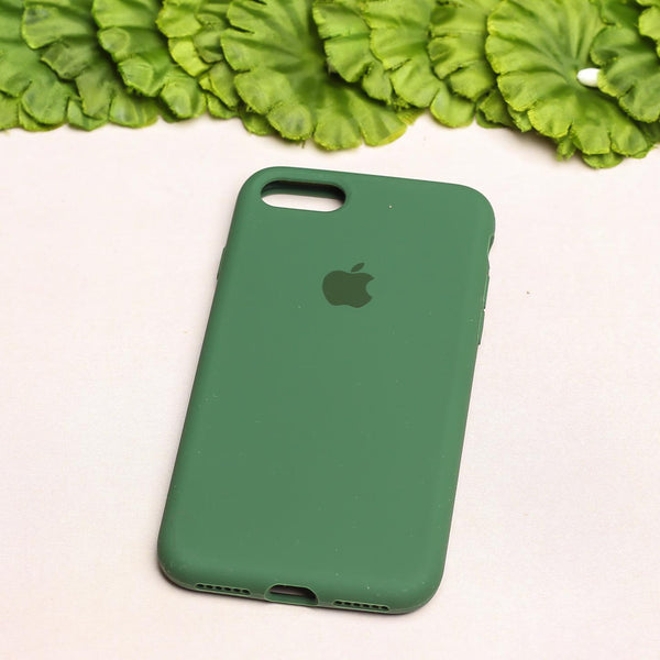 Dark Green Original Silicone case for Apple iphone 8