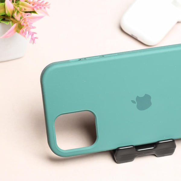 Green Original Silicone case for Apple iphone 11