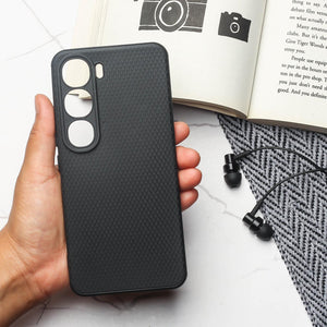 Black Line Wave Silicone Case for Vivo Y300