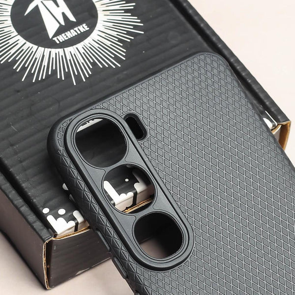 Black Line Wave Silicone Case for Vivo Y300