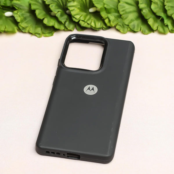 Spoov Black Silicone Case for Motorola Edge 40
