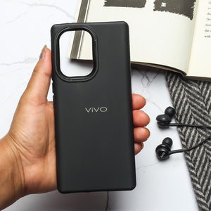 Spoov Black Silicone Case for Vivo V29E