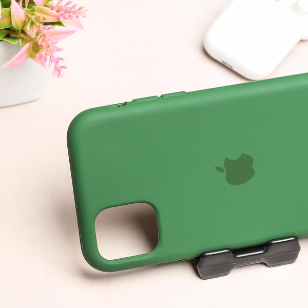 Dark Green Original Silicone case for Apple iphone 12 mini