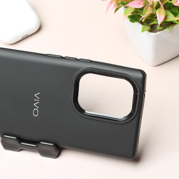 Spoov Black Silicone Case for Vivo V29E