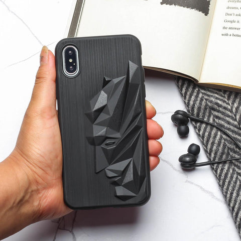 Superhero Engraved logo silicon Case for Apple Iphone X/xs