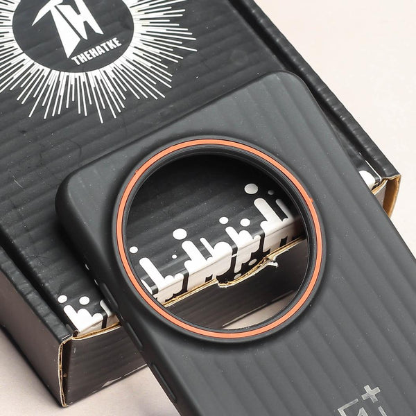 Black SleekLine Silicone Case for Oneplus 13R