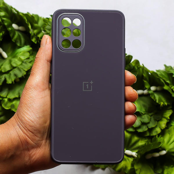 Deep Purple Camera Mirror Safe Silicone Case for Oneplus 9R