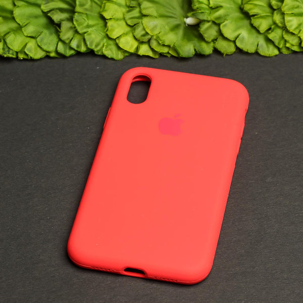 Red Original Silicone case for Apple iphone XR