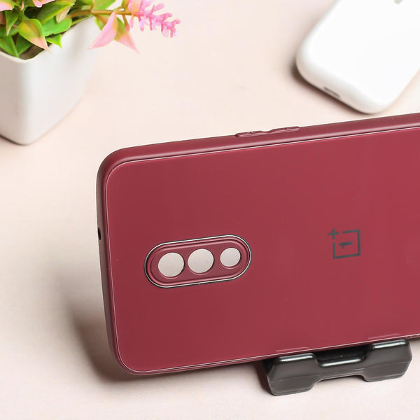 Mehroon camera Safe mirror case for Oneplus 7