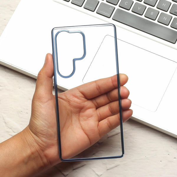EW Blue Transparent case for Samsung S25 Ultra