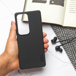Black Niukin Silicone Case for Vivo V30 Pro