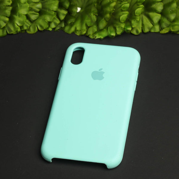 Sea Green Original Silicone case for Apple iphone Xr