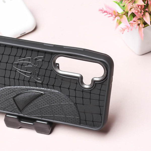 SP-Superhero Engraved logo silicon Case for Samsung S24 Fe