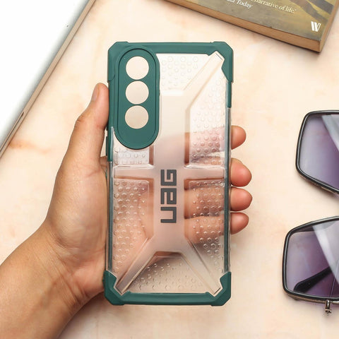 Green UAG Transparent Case for Oneplus Nord CE 4