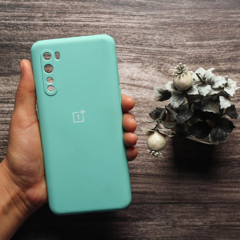 Light Blue Camera Original Silicone case for Oneplus Nord