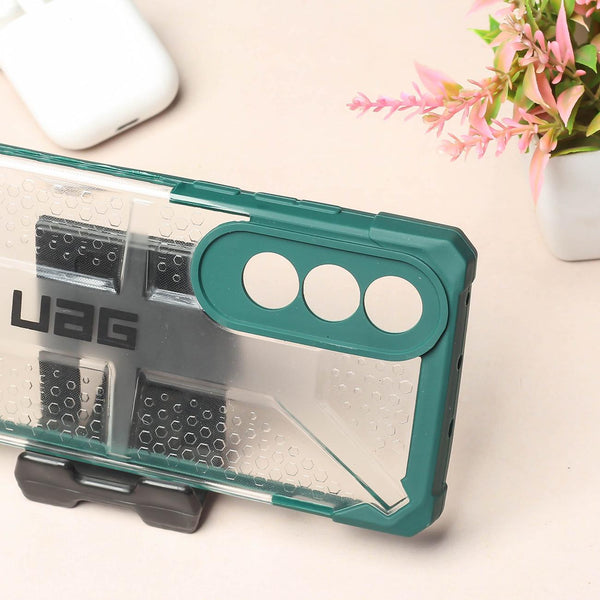 Green UAG Transparent Case for Oneplus Nord CE 4