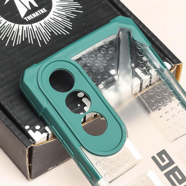 Green UAG Transparent Case for Oneplus Nord CE 4