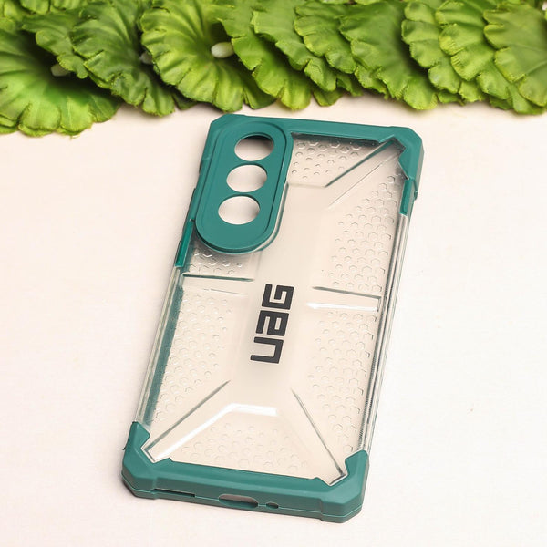 Green UAG Transparent Case for Oneplus Nord CE 4