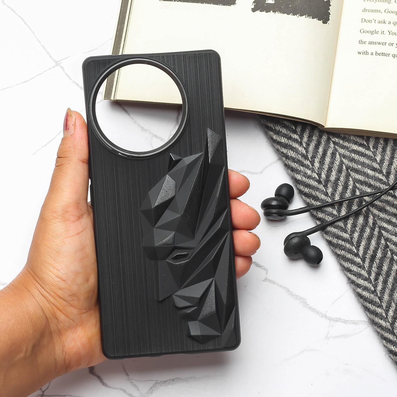Superhero Engraved logo silicon Case for Vivo V30e