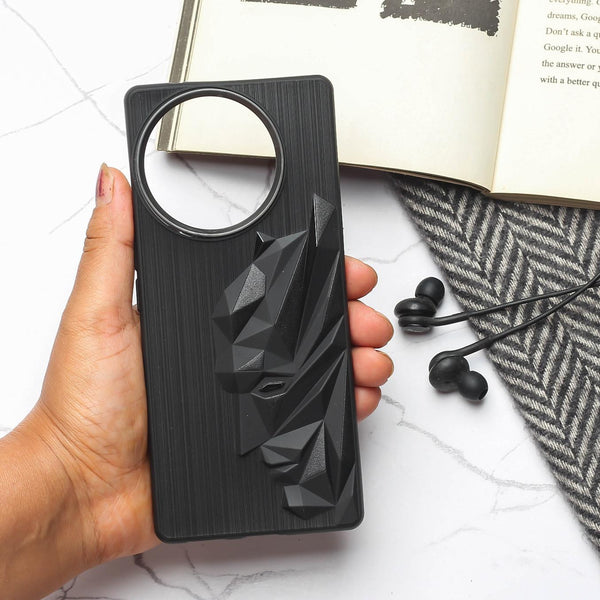Superhero Engraved logo silicon Case for Vivo V30e