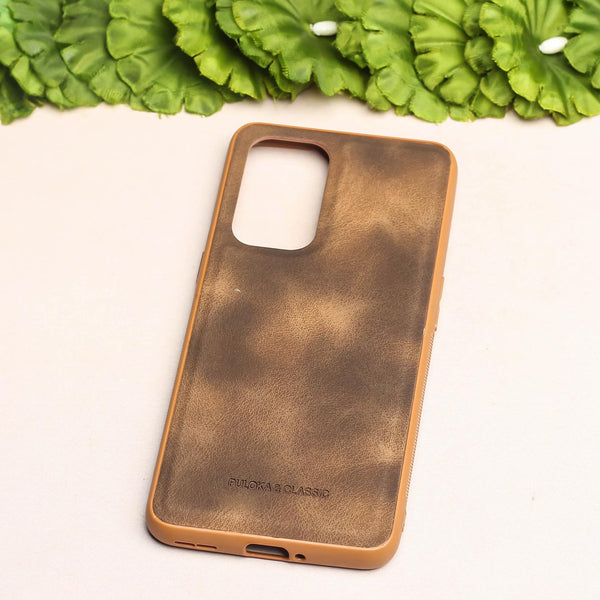 Brown Classic Leather Case for Oneplus 9