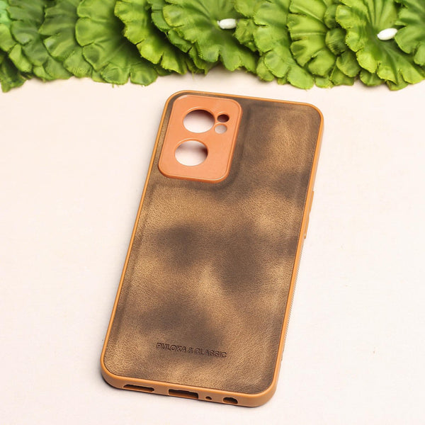 Brown Classic Leather Case for Oneplus Nord CE 2