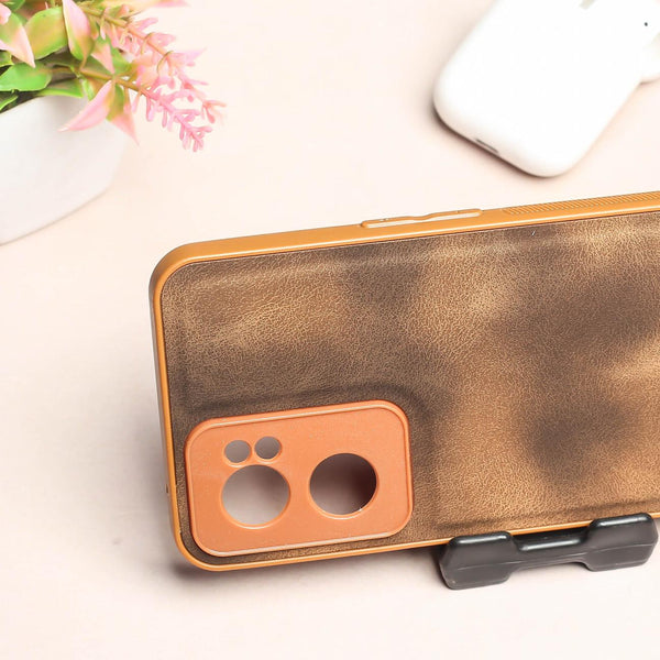 Brown Classic Leather Case for Oneplus Nord CE 2