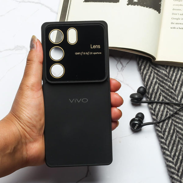 Spoov Luxury  Black Silicone Case for Vivo V29