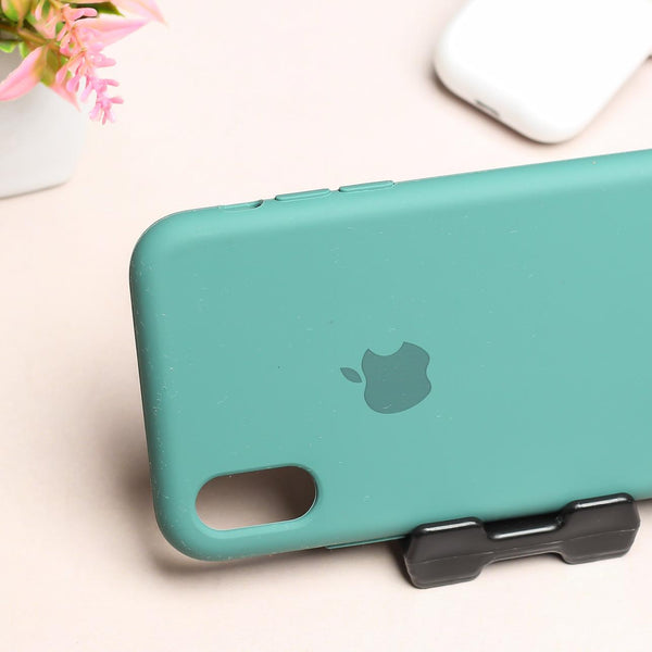 Green Original Silicone case for Apple iphone Xs Max