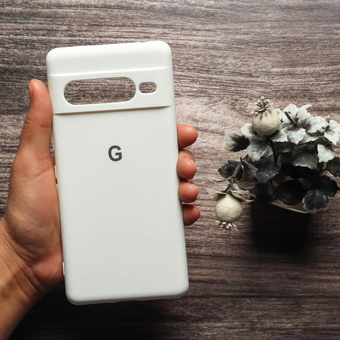 White Original Silicone case for Google Pixel 8a