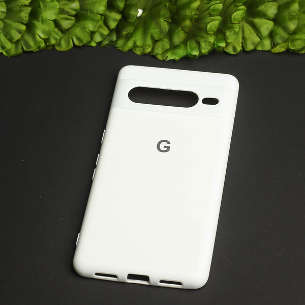 White Original Silicone case for Google Pixel 8a