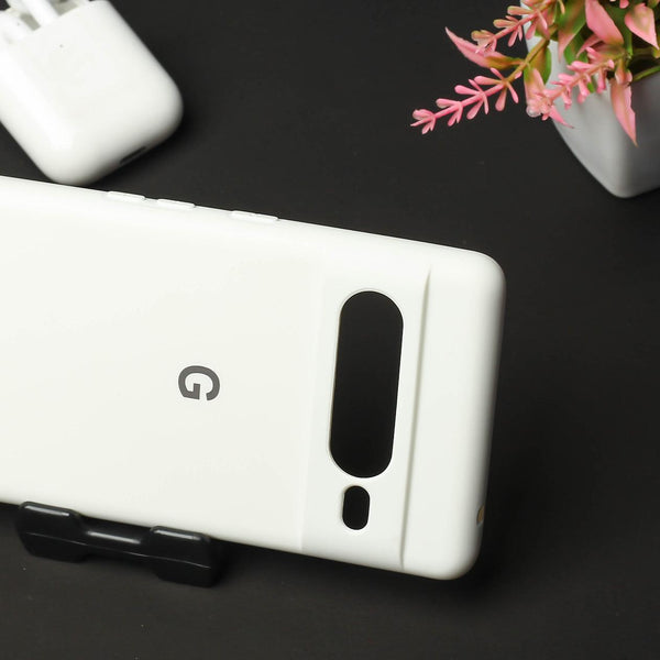 White Original Silicone case for Google Pixel 8a