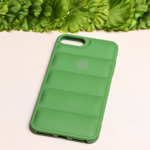 Dark Green Puffon silicone case for Apple iPhone 7 Plus