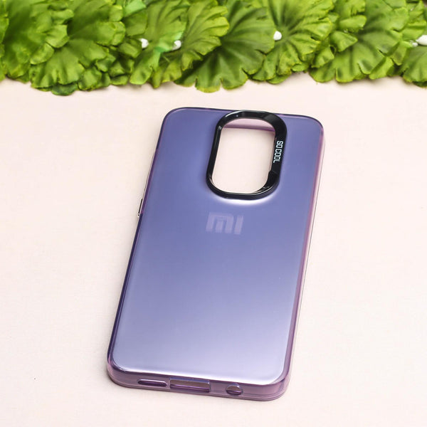 Purple Rgiem Slim Slicone Non-Yellowing Protective Case for Redmi Note 8 Pro