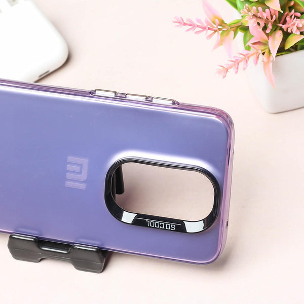 Purple Rgiem Slim Slicone Non-Yellowing Protective Case for Redmi Note 8 Pro