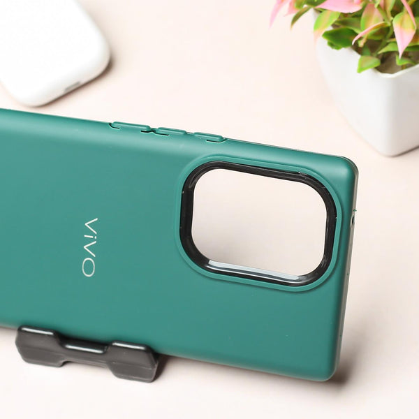 Spoov Dark Green Silicone Case for Vivo V29E