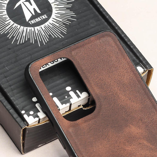 Dark Brown Classic Leather Case for Oneplus 9